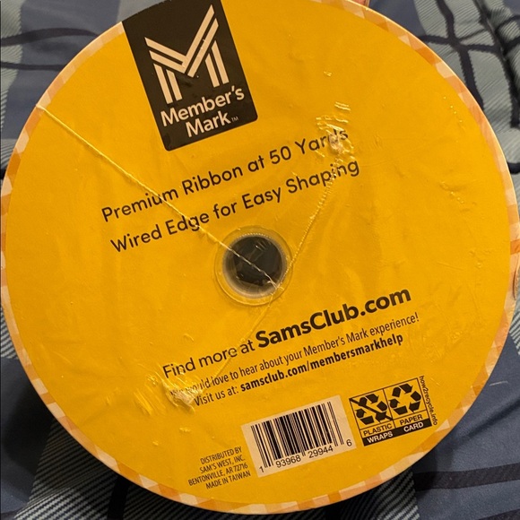 Polka Dot Wired Edge 50 Yards Ribbon - Multicolor - Picture 2 of 4